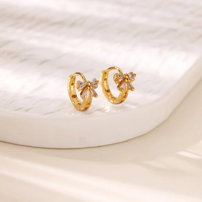 Luxus Zirkon Creolen für Frauen