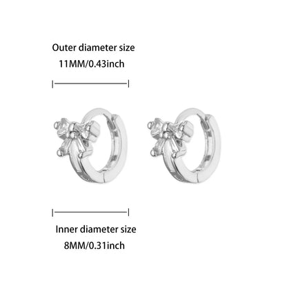 Luxus Zirkon Creolen für Frauen