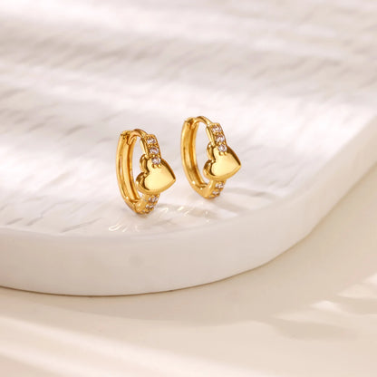 Luxus Zirkon Creolen für Frauen