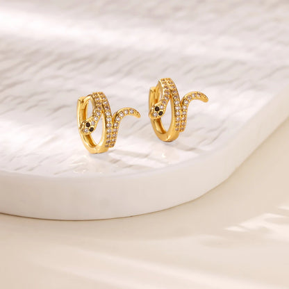 Luxus Zirkon Creolen für Frauen