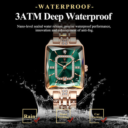 POEDAGAR Luxus Marke Damen Armbanduhr